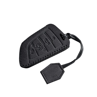 适用于宝马5系3系X3刀锋翻毛皮钥匙套三系1系X2五系525/530车包扣