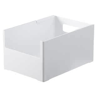 霜山抽屉式厨房收纳盒可伸缩橱柜直角储物盒长方形桌面杂物整理盒