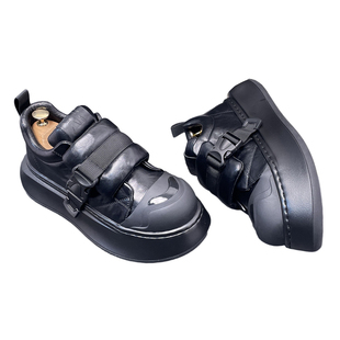 高级感男鞋板鞋厚底冬季时尚内增高老爹鞋个性百搭潮流运动休闲鞋