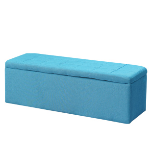 布艺收纳凳储物凳子收纳柜可坐长条凳沙发延长凳床尾加宽拼接神器