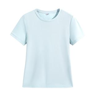 班尼路白色速干短袖t恤女2026新款夏季速干透气柔软凉感运动上衣Q