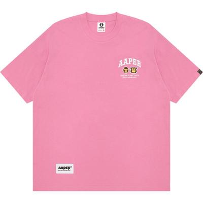 Aape字母刺绣潮流休闲短袖T恤