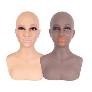 头模模特头假人头假发支架新款模型头展示头饰帽子假发项链头模