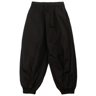潮牌暗黑宽松大码束脚灯笼裤男冬季发型师个性潮流垂感休闲哈伦裤