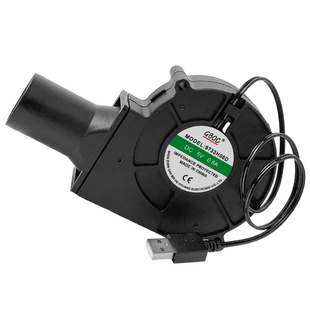 助燃神器9733户外USB烧烤炉鼓风机5V野炊烧烤生火吹风机柴火灶炉