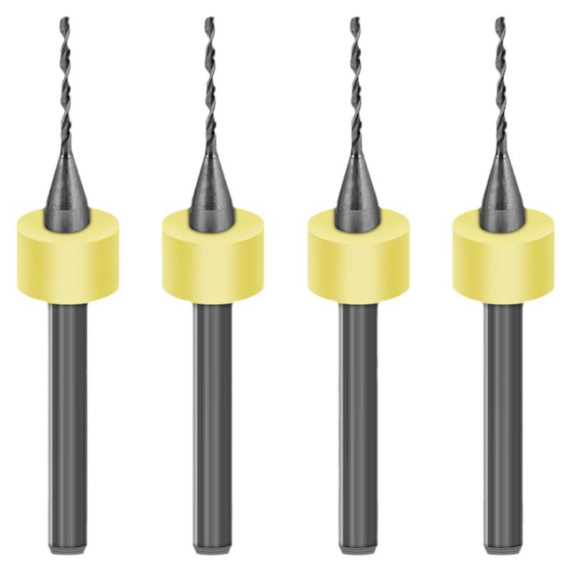pcb钻头钨钢微型小钻头硬质麻花钻合金超细0.8/1/1.5mm高硬度精密