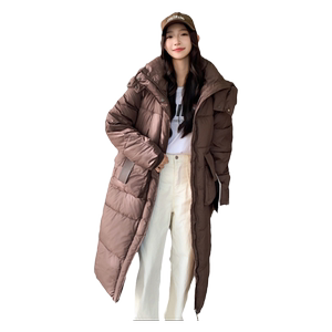 oversize面包服羽绒棉衣棉服女冬季外套中长款厚棉袄2025年新款潮