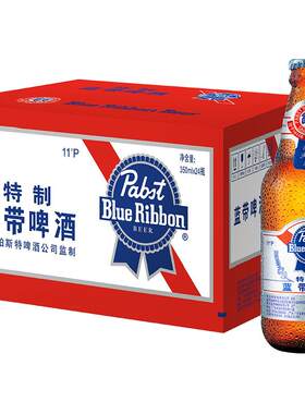 蓝带11度泡沫细腻350ml*24瓶