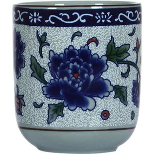 景德镇陶瓷茶杯小杯子日式青花小茶杯家用水杯瓷器功夫茶具品茗杯