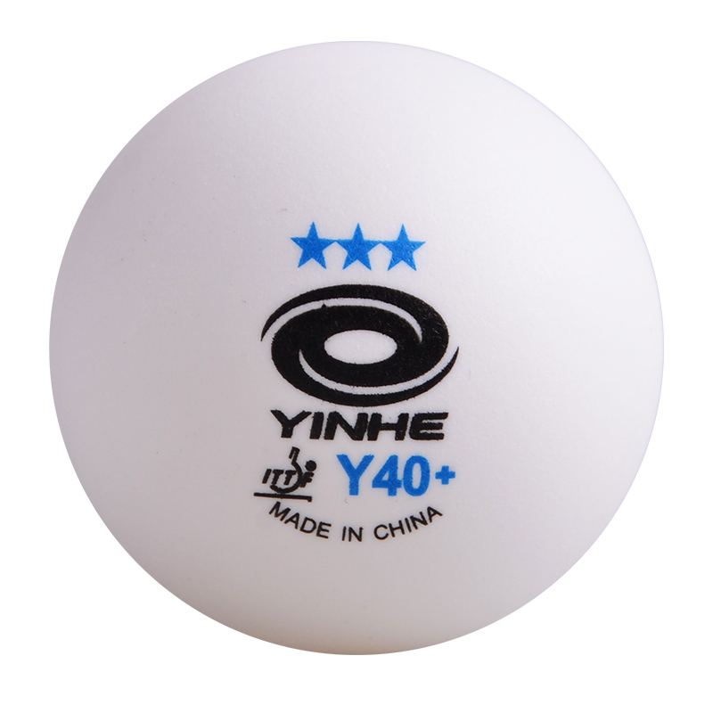 正品银河乒乓球三星级银河钜力有缝球H40+新材料专业训练比赛用球