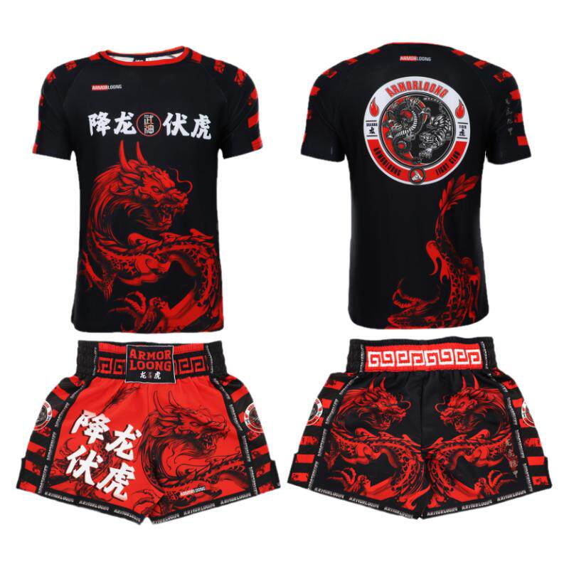 泰拳格斗拳击服定制散打服运动