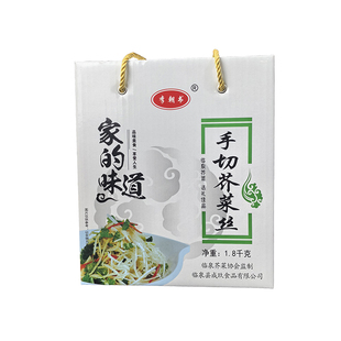 临泉特产滑集园艺场李朝书手切芥菜丝临泉辣疙瘩菜丝1800克大坛装