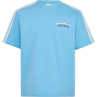 阿迪达斯男女圆领套头透气短袖