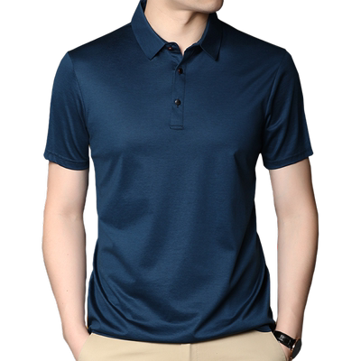 薄款100%丝光棉短袖T恤男士