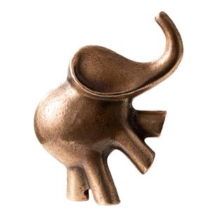 阿斯蒙迪进口青铜大象摆件生肖牛玄关雕塑雷蒙原创高端艺术品礼品