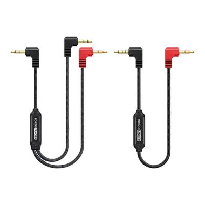 无损音质镀金头一托二双接收器同时直播收音3.5转接线适用单反相机手机接RODE大疆MOMA麦拉达无线麦克风