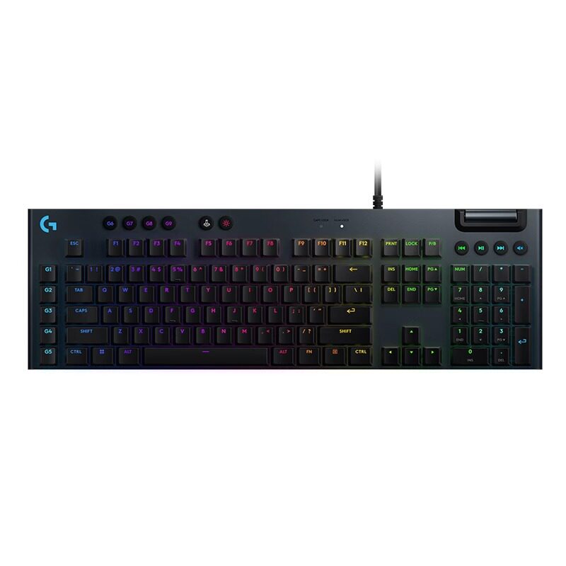 罗技G915X有线机械键盘游戏矮轴RGB背光电竞专用G813升级