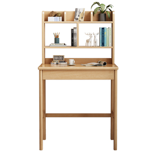 书桌实木家用学生单人写字台60cm迷你小型70窄小桌子长卧室电脑桌
