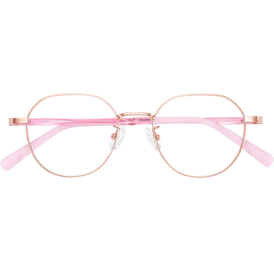 青少年眼镜框女周边离焦防控近视专业配镜儿童防蓝光超轻小框眼镜