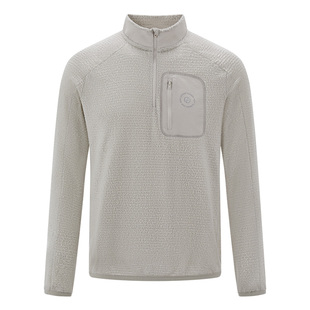 CornerRunner空气绒轻量抓绒保暖冬跑步长袖T恤半开拉链户外越野