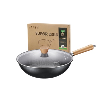 苏泊尔精铁无涂层炒锅