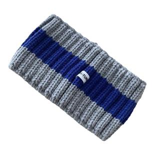 韩版撞色针织条纹宽边发带女日常外戴运动布标毛线发箍洗脸束发潮