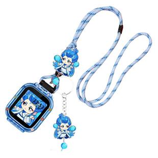 发光国潮适用华为儿童电话手表表带5x pro挂脖套3Pro保护壳4X新耀挂绳3pro超能版3S配件5活力版5pro通用5X