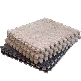 德国公主房间毛绒地毯卧室冬天全铺床边垫子客厅地垫少女大面积隔