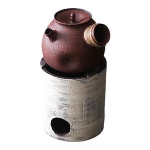 溪元手工陶壶玉书煨复古烧水壶套组煮水壶酒精茶炉风炉炭炉煮茶壶