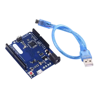 Leonardo R3单片机开发板ATMEGA32U4官方版本带数据线兼容Arduino