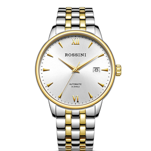 【送爸爸礼物】罗西尼官方手表男士简约休闲商务防水机械表男腕表