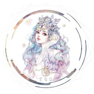 ENO和纸胶带特殊油墨烫金整卷唯美女神人物少女心diy手帐装饰贴纸