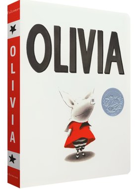 奥莉薇 Olivia 凯迪克 纸板书进口英文原版 吴敏兰绘本123书单推荐 培养创造力的思考 小屁孩大智慧 Ian Falconer伊恩福尔克?