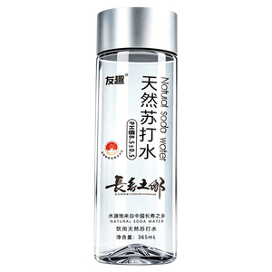 天然苏打水原水弱碱性整箱365ml*12/24瓶偏硅酸无糖0脂0卡饮用水