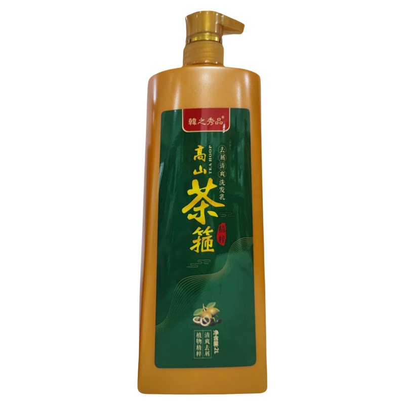 韩之秀品茶箍去屑控油洗发乳2L