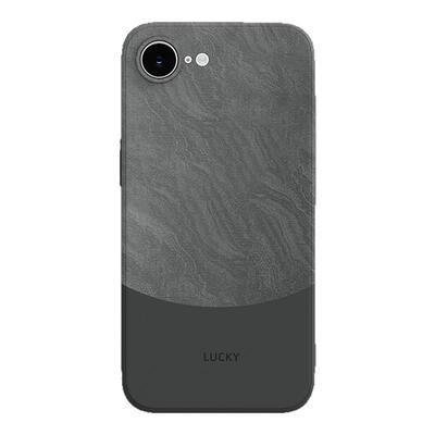 流沙纹理适用苹果17E手机壳新款iPhone16E液态硅胶保护套SE3镜头全包防摔iPhoneSE2软外壳ip简约撞色男女专用