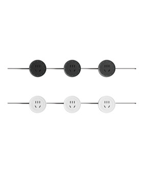 Nalthai华帝斯线性轨道插座隐藏嵌入式隐形导轨超薄极窄电源排插