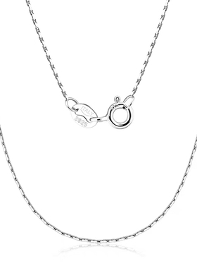 925纯银极细蛇骨项链男女