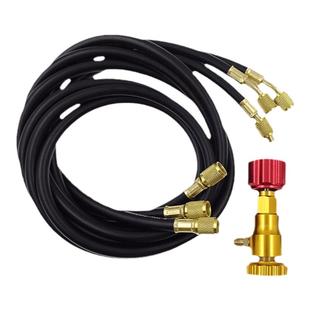 汽车空调加氟工具冷媒开瓶器空调加氟接头压力表连接管加氟管配件