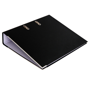 得力快劳夹2孔3寸打孔文件夹2寸A4纸板档案夹两孔文件夹资料夹子