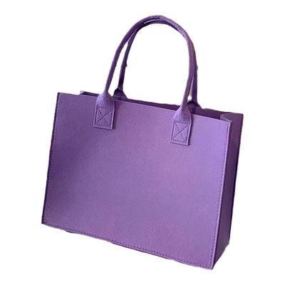 毛毡包手提袋定制logo