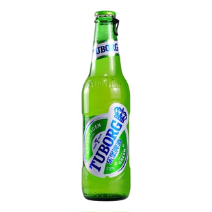 TUBORG嘉士伯乐堡啤酒330ml*24瓶装玻璃瓶整箱批发