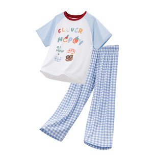 『王炸款！后悔出晚了』春夏款莫代尔儿童睡衣男女童家居服洋气潮