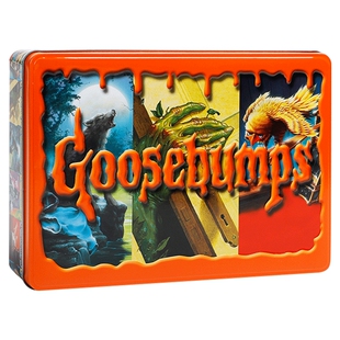鸡皮疙瘩系列5本 英文原版 Goosebumps Retro Fear Set Limited Edition Tin 青少年桥梁章节书 英文版恐怖惊险小说 新限量铁盒装