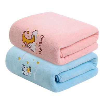 洁丽雅儿童浴巾比全棉吸水