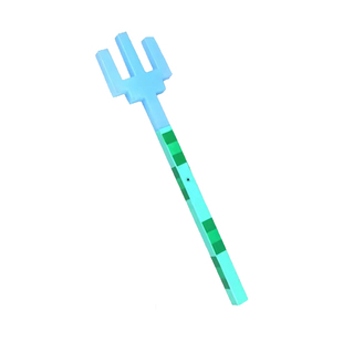 我的世界三叉戟MC游戏周边钻石剑男孩像素武器道具儿童钻石镐玩具