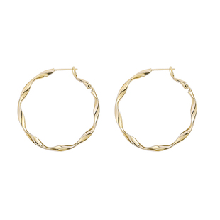 盛美网红大耳圈女气质韩国耳环新款个性小众高级感夸张耳坠耳饰品