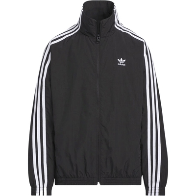 滔搏adidas阿迪达斯三叶草男童三条纹运动休闲立领夹克外套KQ5491