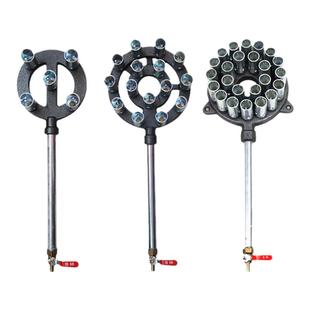 商用猛火灶炉头铁柱单管直喷铁头煤气台式饭店食堂快速炉头大锅灶