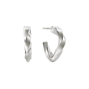 OnchicOR系列心绪耳钉女小众设计高级耳环银色素耳圈耳饰精致轻奢